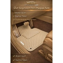Tegin Mat Designer Of Cars Peugeot 407 Premium Deri Paspas Bej Deri Bej Kenar