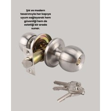 Iç ve Dış Mekan Uyumlu Giriş Tipi Topuzlu Kilit Midastech