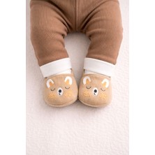 Numix Baby Kids Yumuşak Çoraplı Triko Bebek Ilk Adım Ayakkabı, Hafif, Sevimli, Sıcacık Patik-Panduf
