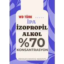 WD Türk %70 Ipa 2 Adet 1 Lt Izo Propil Alkol Temizlik Solventi (Izo Propil Dezenfektan)