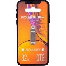 Powerway 32 GB Iphone USB 2.0 Otg Metal Flash Bellek