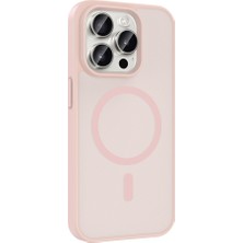 Adige Iphone 15 Pro Kılıf Babet Magsafe Şarj Özellikli Silikon + Ekran Koruyucu