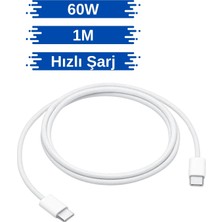 60W Type-C Iphone 15-16-17-Pro-Max Uyumlu Type-C Hızlı Şarj Kablosu
