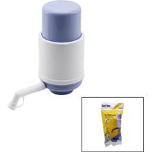 Nemere Küçük - Düz   Manuel  Damacana Su Pompası  Poşetli Ambalaj   Damlama Önleyici Kapak (4887)