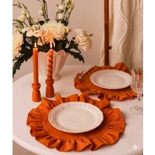 Hobizer Tekstil Amerikan Servis Fırfırlı Supla 40X40CM