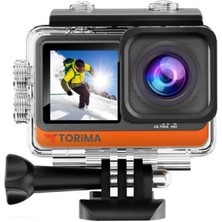 Marsilyan Aksiyon Kamerası Ultra Hd Wifi 4K Su Geçirmez Kamera AC03 Siyah