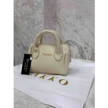 Benela Fashion Monogram Desenli Mini Speedy Çanta