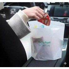 Nemere Pratik Su Geçirmez Oto Araba Çöp Poşeti Yapışkanlı 20 Adet (4887)