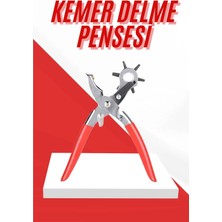 Beruflic Kemer Delme Pensesi 6 Farklı Boyutta Kemer Delici Ev Deri Kemer