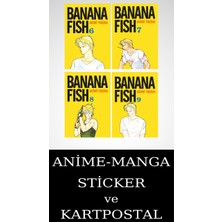 Gerekli Şeyler Yayıncılık Banana Fish 6-7-8-9 Manga Seti (4 Kitap) / Anime-Manga Sticker ve Kartpostal Hediyeli