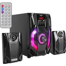 MD-415BT Rgb 2+1 20 Watt Basslı Fm/bt/sd/usb Bluetooth Ses Sistemi Multimedya Hoparlör