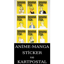 Gerekli Şeyler Yayıncılık Banana Fish 1-2-3-4-5-6-7-8-9 Manga Seti (9 Kitap) / Anime-Manga Sticker ve Kartpostal Hediyeli