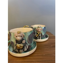 Atölye no17 Yeşil Kız Teddy Kupa (Large)