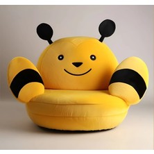 Pugimo Honey-Bee Figürlü Kadife Çocuk Koltuğu