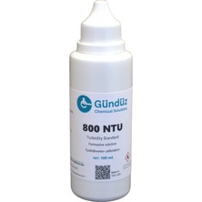 Gündüz Kimya Bulanıklık Kalibrasyon Solüsyonu I Turbidity Standard 800 Ntu I 100 ml