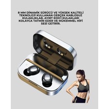 Metal Kasa Bluetooth Kulak Içi Kulaklık – Net Çağrı, Güçlü Bağlantı Midastech