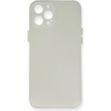 Mey İthalat Mey Ithalat®  iPhone 12 Pro Kılıf Pp Ultra Ince Kapak - Beyaz