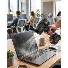 Taşınabilir Şarjlı Üfleme Makinesi Güçlü Hava Akımı Temizlik Cihazı Midastech