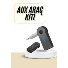 Beruflic Bluetooth Araç Kiti Aux Çıkışlı  Telefon Müzik Alıcı Tüm Cihazlara Uyumlu