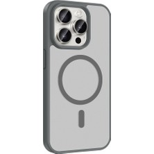 Apsuwa Iphone 15 Pro Max Kılıf Babet Magsafe Şarj Özellikli Silikon + Ekran Koruyucu