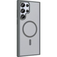 Apsuwa Samsung Galaxy S24 Ultra Kılıf Babet Magsafe Şarj Özellikli Silikon