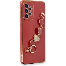 Mey İthalat Mey Ithalat®  Samsung Galaxy A53 5g Kılıf Esila Silikon - Kırmızı