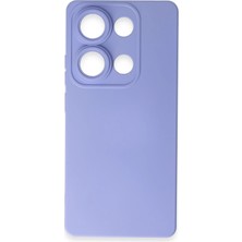 Mey İthalat Mey Ithalat®  Xiaomi Redmi Note 13 Pro 4g Kılıf Nano Içi Kadife Silikon - Lila