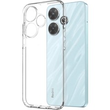 Mey İthalat Mey Ithalat®  Xiaomi Redmi 13 4g Kılıf Lüx Şeffaf Silikon