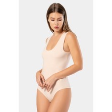 Türen Kadin Lazer Kesim Pamuklu Çitçitli Body