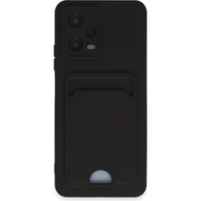 Mey İthalat Mey Ithalat®  Xiaomi Poco X5 5g Kılıf Kelvin Kartvizitli Silikon - Siyah