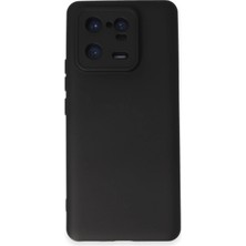 Mey İthalat Mey Ithalat®  Xiaomi Mi 13 Pro Kılıf Nano Içi Kadife Silikon - Siyah
