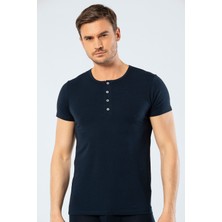Cacharel Erkek Bisiklet Yaka Dügmeli T-Shirt