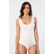 Türen Kadın Lazer Kesim Pamuklu Çıtçıtlı Body