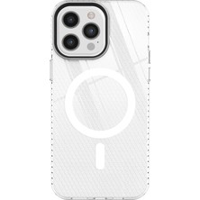 Mey İthalat Mey Ithalat®  iPhone 12 Pro Max Kılıf Beta Magneticsafe Silikon - Şeffaf