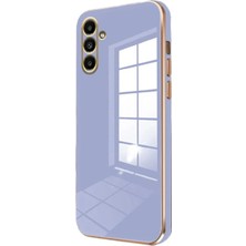 Mey İthalat Mey Ithalat®  Samsung Galaxy A25 5g Kılıf Volet Silikon - Mavi