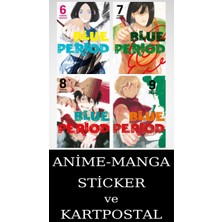 Gerekli Şeyler Yayıncılık Blue Period 6-7-8-9 Manga Seti (4 Kitap) / Anime-Manga Sticker ve Kartpostal Hediyeli