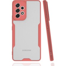 Mey İthalat Mey Ithalat®  Samsung Galaxy A33 5g Kılıf Platin Silikon - Pembe