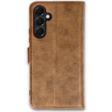 Mey İthalat Mey Ithalat®  Samsung Galaxy A05S Kılıf Trend S Plus Kapaklı Kılıf - Taba