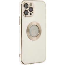 Mey İthalat Mey Ithalat®  iPhone 12 Pro Kılıf Store Silikon - Beyaz