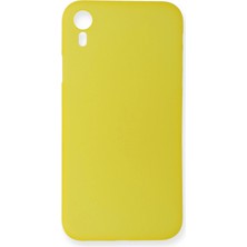 Mey İthalat Mey Ithalat®  iPhone Xr Kılıf Pp Ultra Ince Kapak - Sarı