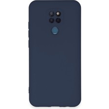 Mey İthalat Mey Ithalat®  General Mobile Gm 20 Kılıf Nano Içi Kadife Silikon - Lacivert