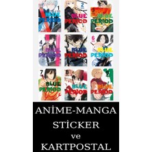 Gerekli Şeyler Yayıncılık Blue Period 1-2-3-4-5-6-7-8-9 Manga Seti (9 Kitap) / Anime-Manga Sticker ve Kartpostal Hediyeli