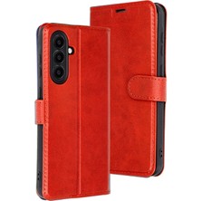 Mey İthalat Mey Ithalat®  Samsung Galaxy A16 5g Kılıf Trend S Plus Kapaklı Kılıf - Kırmızı