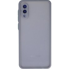 Mey İthalat Mey Ithalat®  Samsung Galaxy A02 Kılıf Montreal Silikon Kapak - Gri