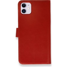Mey İthalat Mey Ithalat®  iPhone 12 Mini Kılıf Trend S Plus Kapaklı Kılıf - Kırmızı