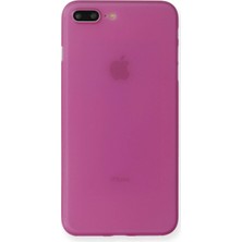 Mey İthalat Mey Ithalat®  iPhone 7 Plus Kılıf Pp Ultra Ince Kapak - Pembe