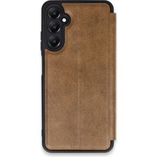Mey İthalat Mey Ithalat®  Samsung Galaxy A05S Kılıf Flip Cover - Taba