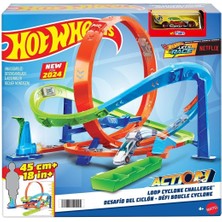 HTK16 Hot Wheels Bumerang Çemberli Yarış Pisti
