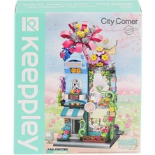 Ergün Collection KP28016 Keeppley City Corner - Greenness Flower Shop - Çiçekçi 356 Parça Yapım Seti