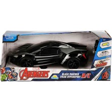 Ergün Collection 7037 Kumandalı 1:16 Avengers Black Panther Lykan Hypersport Araba